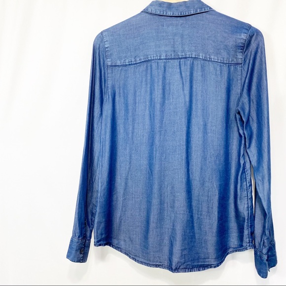 Susina-Chambray 100% tencel Button Up XS - Picture 2 of 7